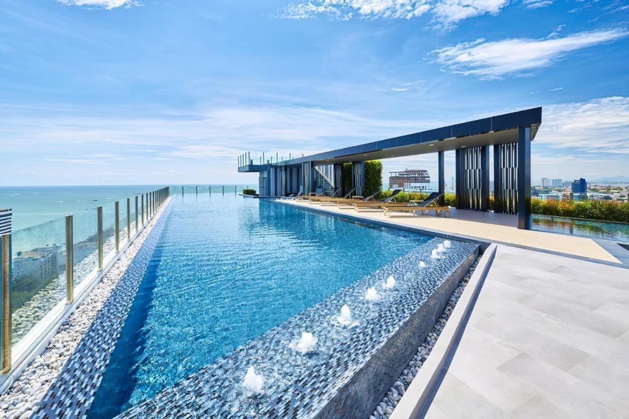 Great Location With Infinity Pool - Central Pattaya Apartman Kültér fotó