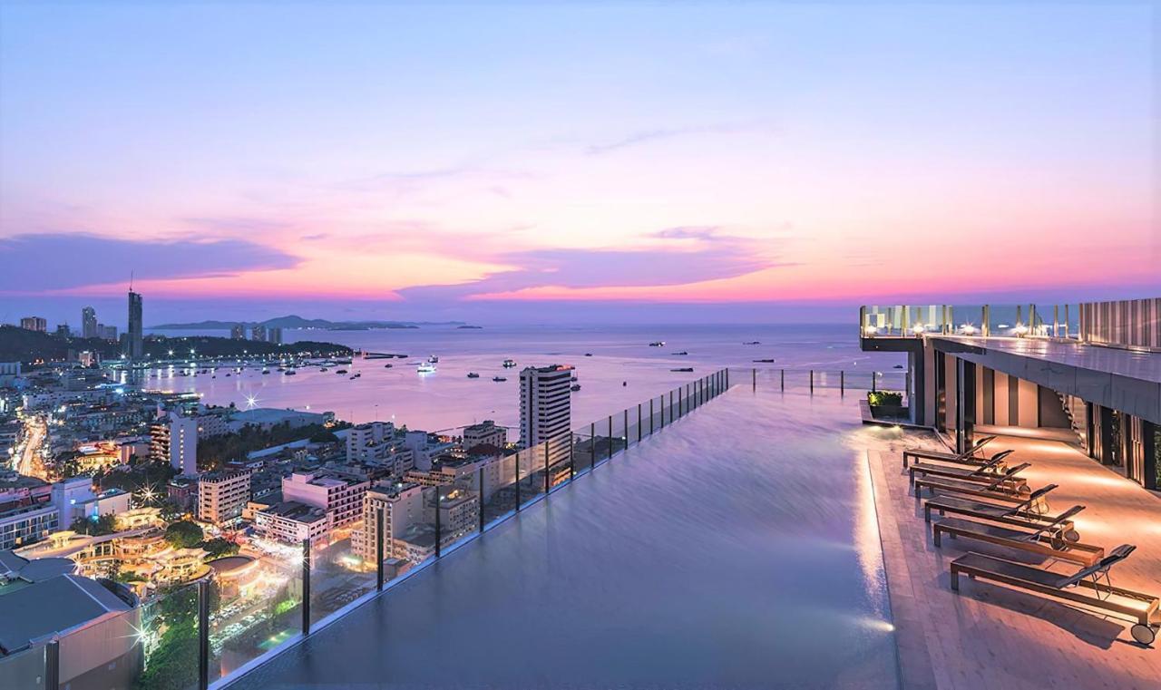 Great Location With Infinity Pool - Central Pattaya Apartman Kültér fotó